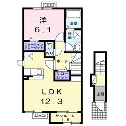 リヴァフォースの物件間取画像